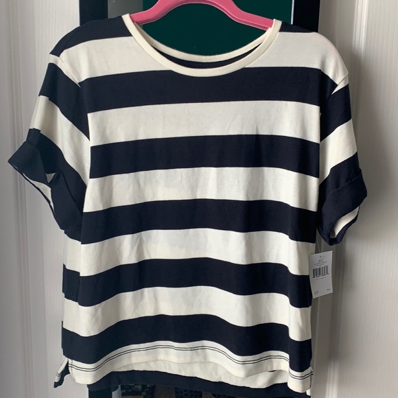 kate spade ♠️ Stripe Top - Picture 1 of 4